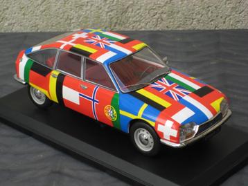 Citroen GS Vlaggen 1972 Auto v/h Jaar 1971 Norev 1:18 beschikbaar voor biedingen