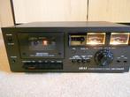 Vintage Akai CS-702D cassettedeck met VU meters, Audio, Tv en Foto, Cassettedecks, Ophalen, Enkel, Akai, Tape counter