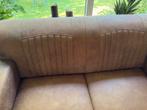 Mooie bruine lederen 2-zits bank., Ophalen, Industrieel, modern, 150 tot 200 cm, Tweepersoons