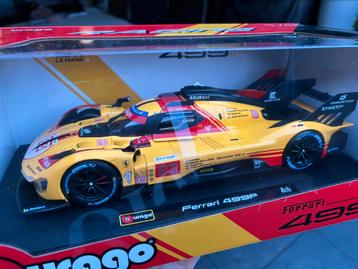 Ferrari 499P #83 Le Mans 2024 Burago 1:18 NIEUW ! C4F beschikbaar voor biedingen