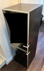 Ikea Besta (zwartbruin) kast met deuren en planken, Ophalen, Met deur(en), Zo goed als nieuw, Minder dan 150 cm
