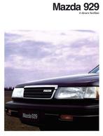 Brochure Mazda 929 1989, Ophalen of Verzenden, Gelezen, Mazda