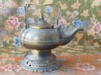 Mooie zware antieke Oosterse theepot van koper 25,5 cm., Antiek en Kunst, Antiek | Koper en Brons, Ophalen of Verzenden, Koper