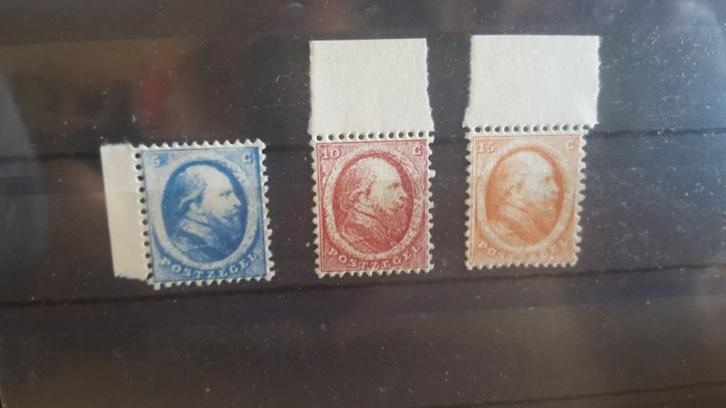 Nederland 1864, NVPH 4-6, Postfris LEES!!!, Postzegels en Munten, Postzegels | Nederland, Postfris, T/m 1940, Ophalen of Verzenden