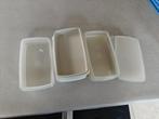 Set Tupperware 6 Bewaardozen met deksels., Ophalen, Zo goed als nieuw, Wit, Bak of Kom