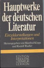 HAUPTWERKE der deutschen Literatur- Manfred Kluge & R.Radler, M.Kluge &R.Radler, Ophalen of Verzenden, Zo goed als nieuw, Alpha