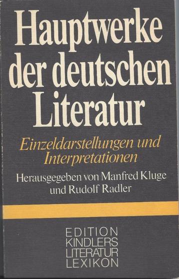 HAUPTWERKE der deutschen Literatur- Manfred Kluge & R.Radler