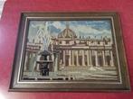 schilderij vaticaan geborduurd, Huis en Inrichting, Ophalen of Verzenden, 'T Olde Gre-j, Info@toldegrej.nl, Endepoelstraat 20f Didam