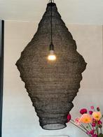 QAZQA Oosterse hanglamp zwart 110cm, Gebruikt, Ophalen of Verzenden, Oosters, Metaal