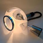 Vintage Space Age Mazzegga Hanglamp, Ophalen of Verzenden, Zo goed als nieuw, Glas, Minder dan 50 cm