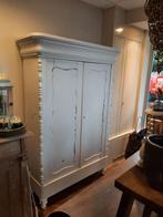 Brocante witte Biedemeier kast / meidenkast, Ophalen, Gebruikt