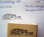 Landschap 178 Houten stempel, Ophalen of Verzenden, Nieuw, Houten stempel