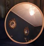 Retro ronde spiegel, Huis en Inrichting, Woonaccessoires | Spiegels, Verzenden, Rond, Zo goed als nieuw, Minder dan 100 cm