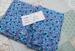 Lap zomerstof  roze/blauw  voor o.a. blouse, Blauw, 120 cm of meer, Nieuw, Ophalen of Verzenden