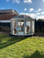 Witte Prieel - Tuinpaviljoen gratis op te halen, Ophalen, Glas, Gebruikt, Aluminium