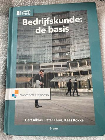 Bedrijfskunde de basis - studieboek beschikbaar voor biedingen