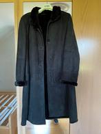 Zwarte suede winterjas maat 44, Ophalen of Verzenden, Zo goed als nieuw, Zwart
