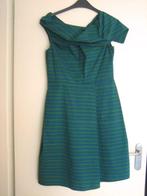 Zeer aparte blauw-groene jurk CORA KEMPERMAN M-L snazzeys, Kleding | Dames, Jurken, Nieuw, Blauw, Maat 42/44 (L), Onder de knie
