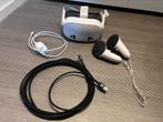 Meta Quest 3s 128GB + Link-kabel, Spelcomputers en Games, Virtual Reality, Ophalen of Verzenden, Zo goed als nieuw, VR-bril, Pc