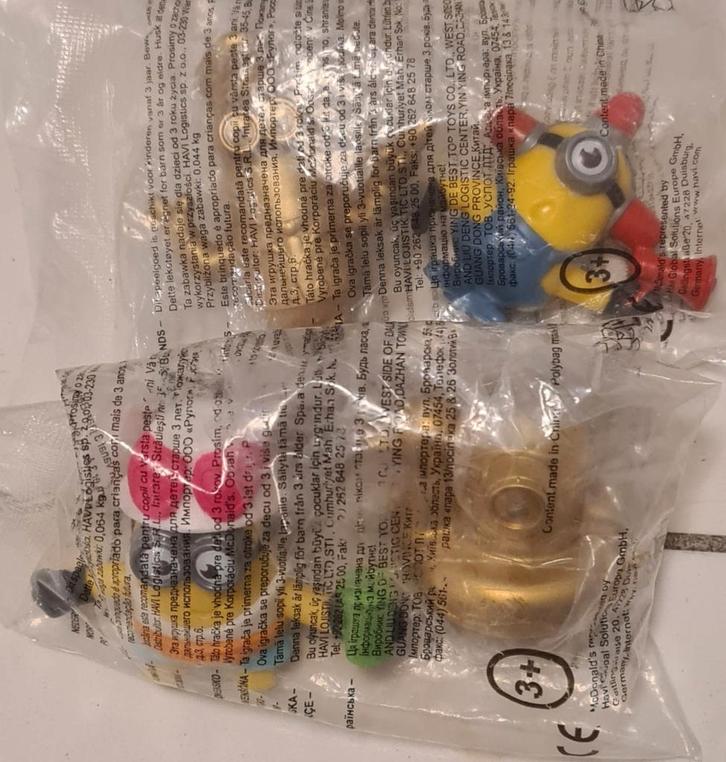 McDonald's Minions Goud & Geel, Verzamelen, Poppetjes en Figuurtjes, Nieuw, Ophalen of Verzenden