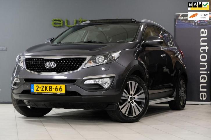 Kia Sportage 2.0 ExecutiveLine *Dubbel Panoramadak* Leder/Au, Auto's, Kia, Particulier, Te koop, Sportage, ABS, Achteruitrijcamera