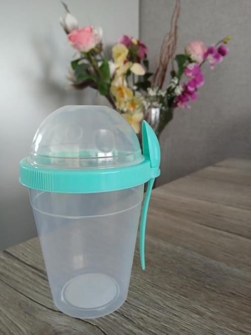 Yoghurt to go beker, plm. 400 ml, NIEUW, prijs 1,50 euro, Huis en Inrichting, Keuken | Servies, Nieuw, Overige typen, Overige stijlen