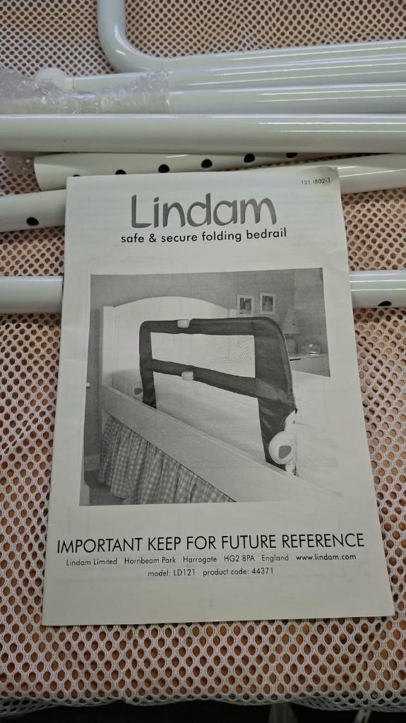 Lindam Safe & Secure opvouwbare bedrail NIEUW!, Diversen, Verpleegmiddelen, Nieuw, Ophalen of Verzenden