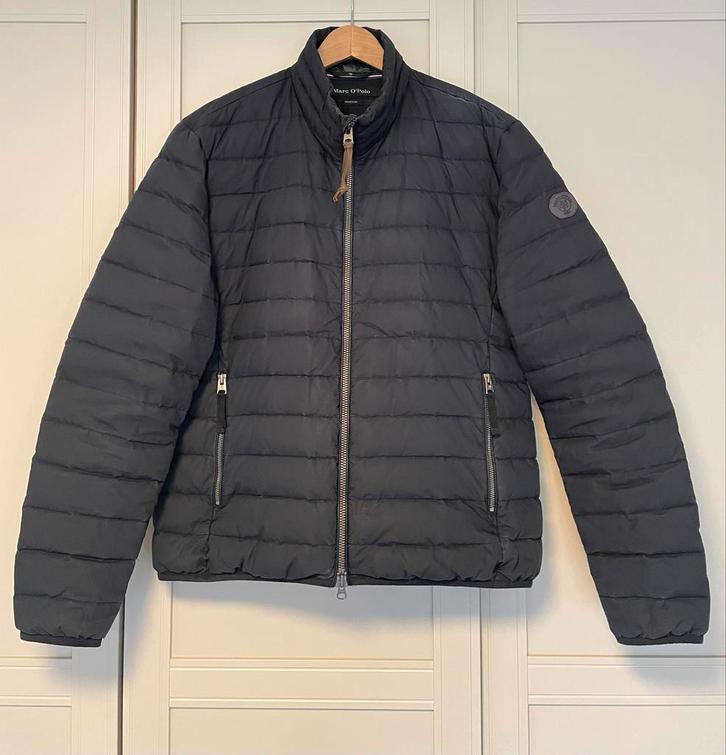 Marc O’Polo Heren donsjack donker blau XL (L), Kleding | Heren, Jassen | Winter, Gedragen, Maat 56/58 (XL), Blauw, Ophalen of Verzenden