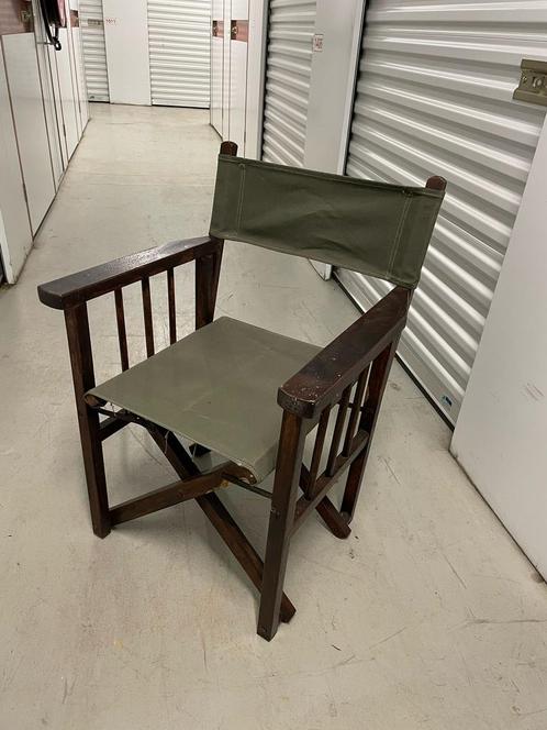 Originele safaristoelen, Huis en Inrichting, Stoelen, Zo goed als nieuw, Vijf, Zes of meer stoelen, Hout, Stof, Overige kleuren