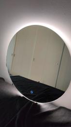 Ronde Badkamer Spiegel LED Verlichting & Verwarming, Ophalen, Zo goed als nieuw, Minder dan 100 cm
