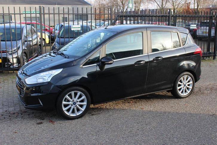 Ford B-Max 1.0 EcoBoost Titanium, Stoel-voorruitverwarming!, Auto's, Ford, Te koop, B-Max, ABS, Airbags, Airconditioning, Alarm
