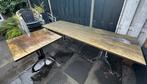 Tuintafels+stoelen, Ophalen, Gebruikt, Rechthoekig, Hout