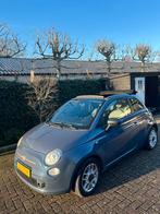 Fiat 500C cabriolet 0.9 85pk Turbo Twinair 2012 Blauw, Auto's, Cabriolet, Leder en Stof, Handgeschakeld, Particulier