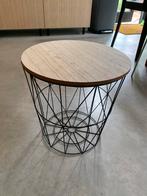 Mandje en bijzettafeltje, Ophalen, Minder dan 55 cm, Gebruikt, Rond