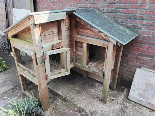 Mooi Konijnenhok, voor een konijn of kippen, zeer uniek, Dieren en Toebehoren, Knaagdieren en Konijnen | Hokken en Kooien, Gebruikt
