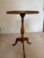 Mahonie bijzettafeltje, doorsnee 45 cm., Ophalen