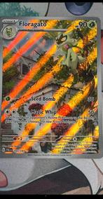 Pokemon Floragato illustration rare (197/193), Ophalen of Verzenden, Zo goed als nieuw, Losse kaart, Foil