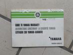 Garantieboekje Yamaha FS1, Ophalen of Verzenden, Gebruikt