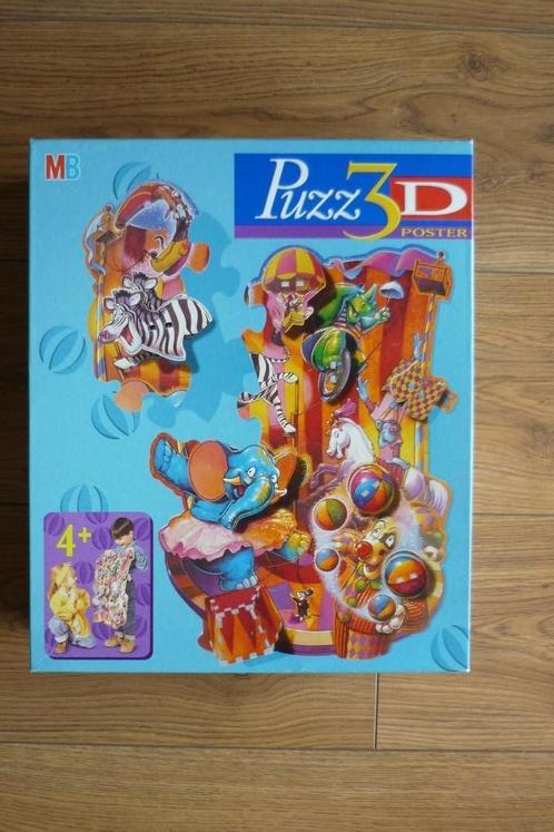 MB 3D puzzel '' CIRCUS '' voor kinderen + poster 33 stukjes., Hobby en Vrije tijd, Denksport en Puzzels, Gebruikt, Rubik's of 3D-puzzel