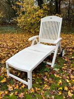 Hartman Zonnebed - Inklapbaar & Verrijdbaar, Tuin en Terras, Ligbedden, Ophalen, Gebruikt, Kunststof, Inklapbaar