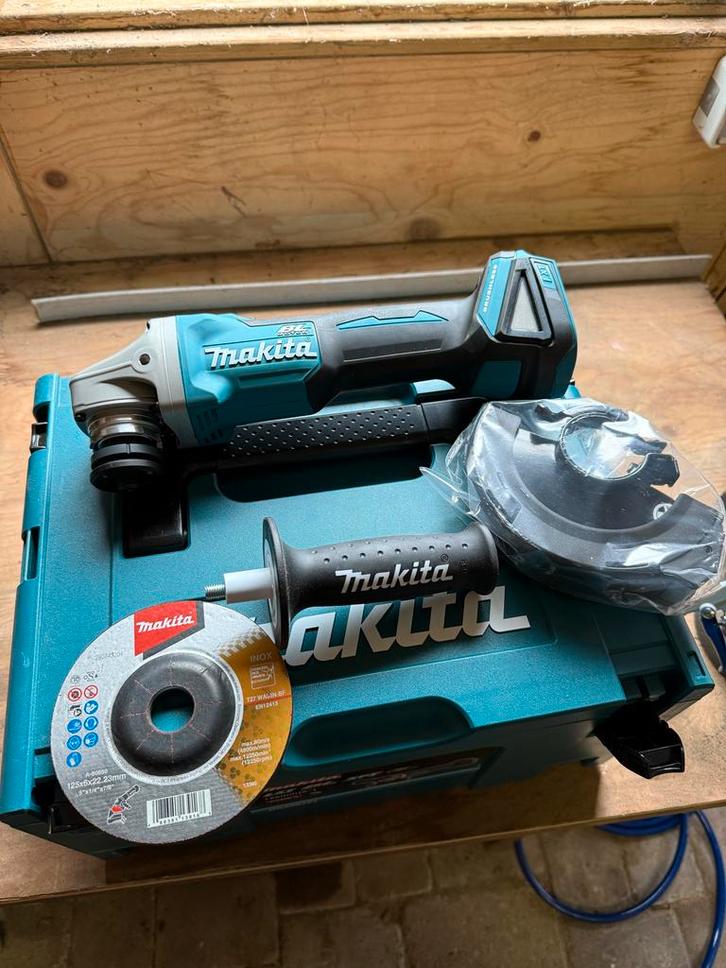 Makita DGA504ZJ Accu Slijptol - Nieuw, Doe-het-zelf en Verbouw, Gereedschap | Slijpmachines, Nieuw, Haakse handslijpmachine, Ophalen of Verzenden