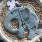 Speendoekje olifant met naam, Kraamcadeau, 6921wx, 29, Mijnwonder, Info@mijnwonder.nl