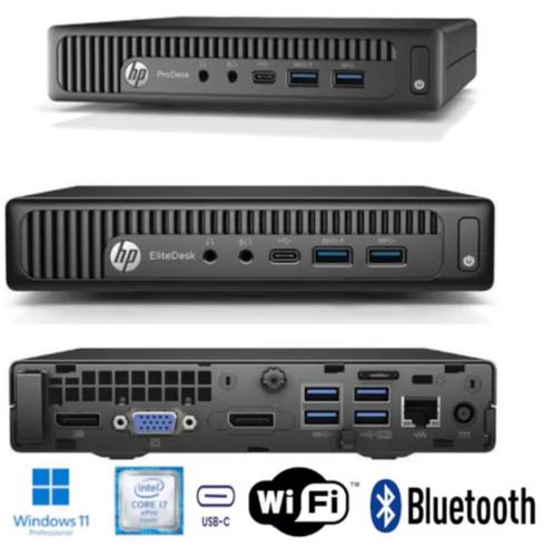 HP EliteDesk 800 G2 Mini pc Core i5 en Core i7 Windows 11, Computers en Software, Desktop Pc's, Refurbished, 3 tot 4 Ghz, HDD
