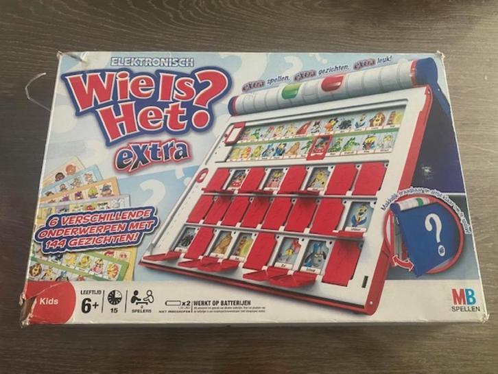 Hasbro (MB Spellen) elektronisch Wie Is Het? Extra, Hobby en Vrije tijd, Gezelschapsspellen | Bordspellen, Zo goed als nieuw, Een of twee spelers