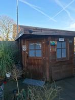 Hoekblokhut, Tuin en Terras, Ophalen, Gebruikt, 250 tot 500 cm, Blokhut