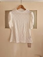 Wit broderie shirt Shein, Ophalen of Verzenden, Zo goed als nieuw, Wit, Korte mouw