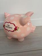 Spaarpot varken groot, Verzamelen, Spaarpotten, Ophalen, Gebruikt, Steen, Aardewerk of Keramiek, Dier