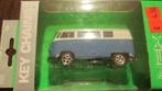 VW T1 Busje Blauw/Wit met sleutelring Welly 1:60, Ophalen of Verzenden, Nieuw, Auto