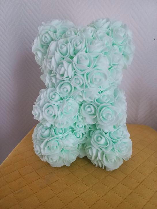 Rozenbeer mint groen (handmade), Kinderen en Baby's, Kraamcadeaus en Geboorteborden, Nieuw, Ophalen of Verzenden