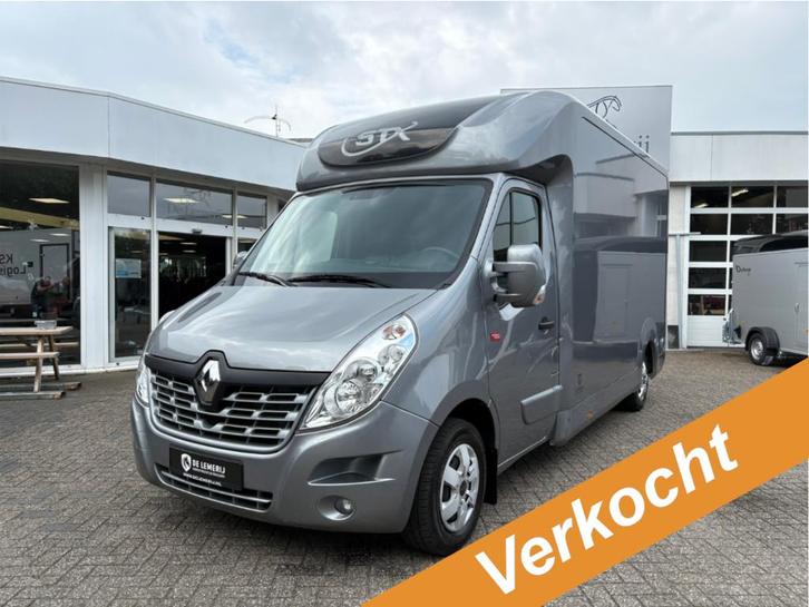 Verkocht: Renault Master STX Hengstenuitvoering Automaat, Dieren en Toebehoren, Paarden en Pony's | Trailers en Aanhangwagens
